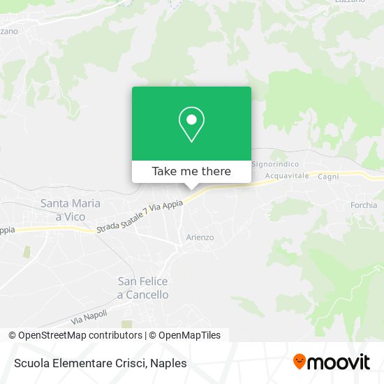 Scuola Elementare Crisci map