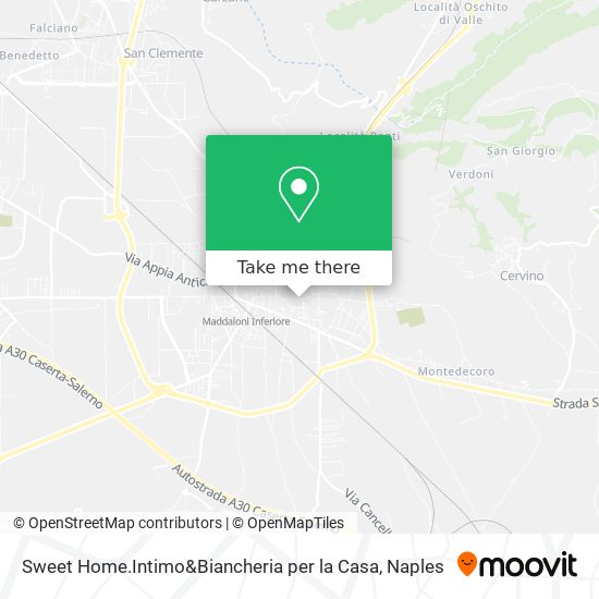 Sweet Home.Intimo&Biancheria per la Casa map