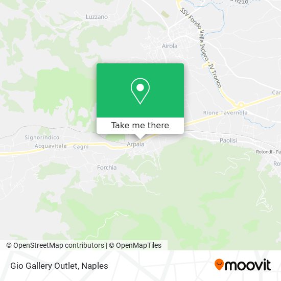 Gio Gallery Outlet map