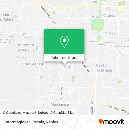 Informagiovani Recale map