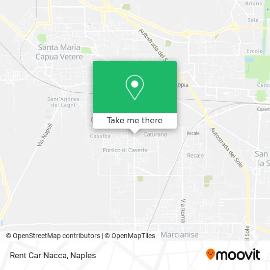 Nacca Rent Car map