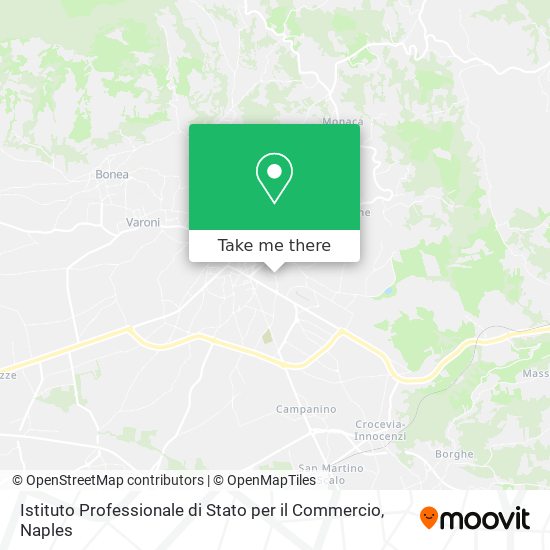 Istituto Professionale di Stato per il Commercio map