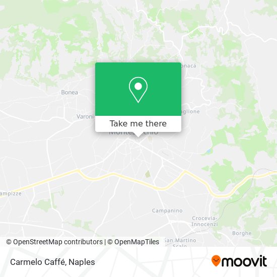 Carmelo Caffé map