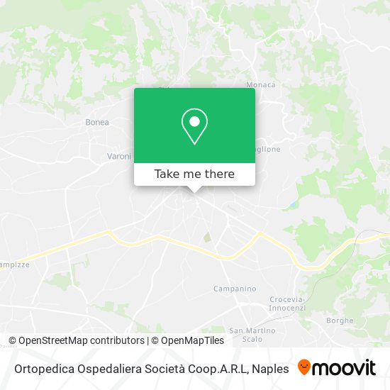 Ortopedica Ospedaliera Società Coop.A.R.L map