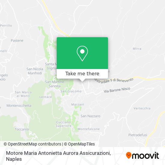 Motore Maria Antonietta Aurora Assicurazioni map