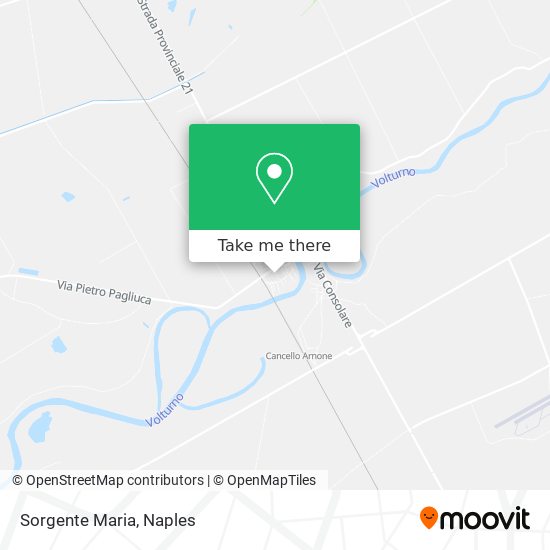Sorgente Maria map