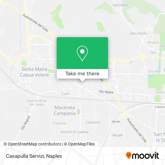 Casapulla Servizi map