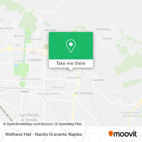 Wellness Hair - Nando Gravante map