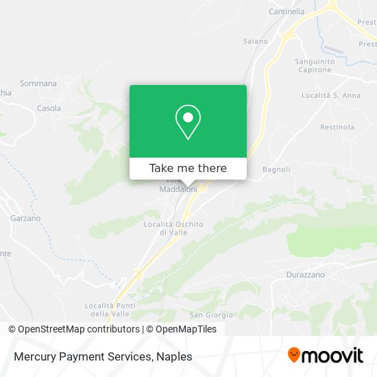 Mercury Payment Services map