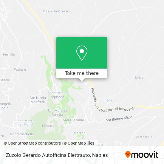 Zuzolo Gerardo Autofficina Elettrauto map