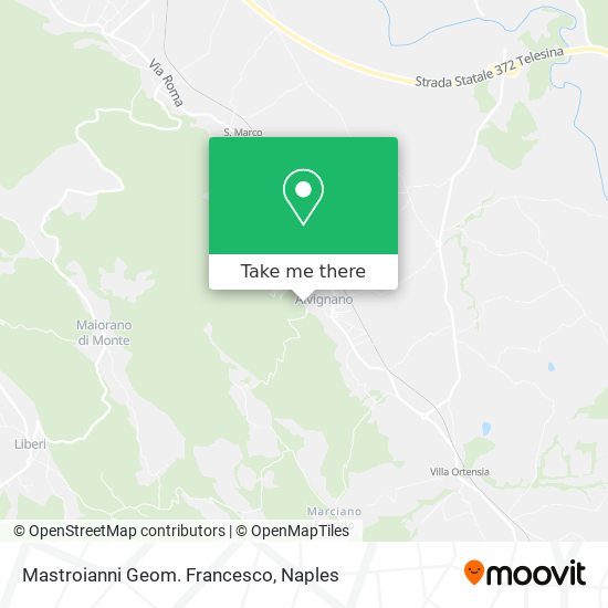 Mastroianni Geom. Francesco map