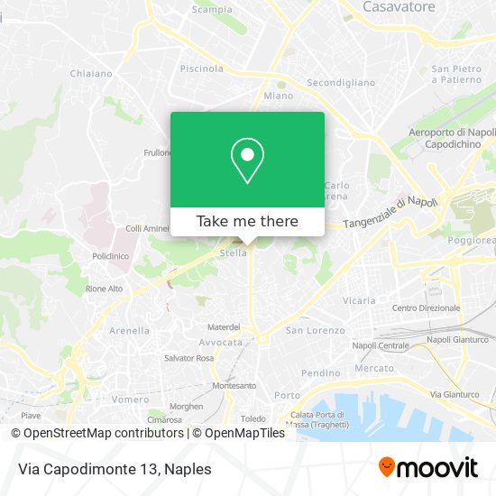 Via Capodimonte 13 map