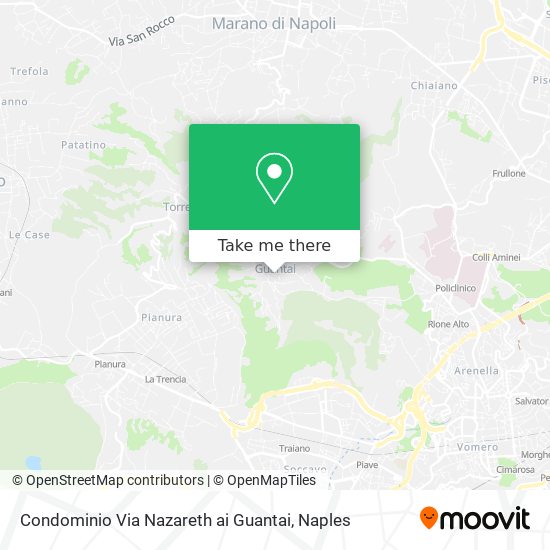 Condominio Via Nazareth ai Guantai map