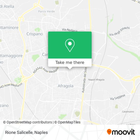 Rione Salicelle map