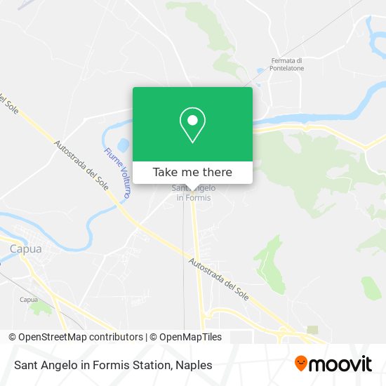 Sant Angelo in Formis Station map