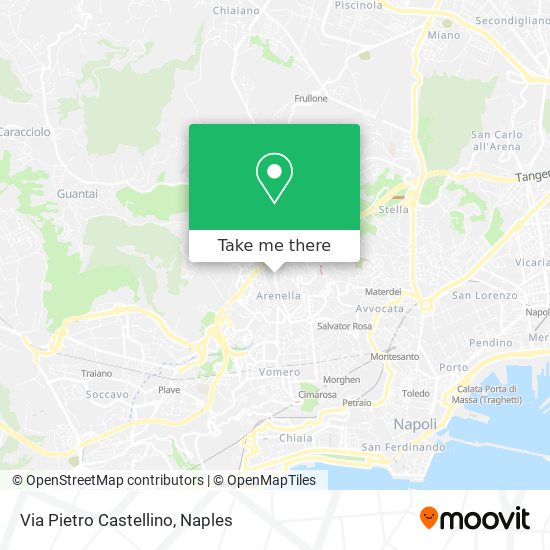 Via Pietro Castellino map