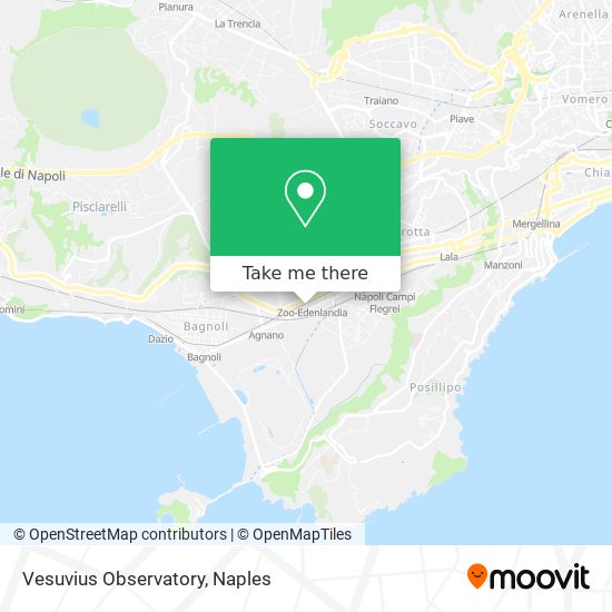 Vesuvius Observatory map