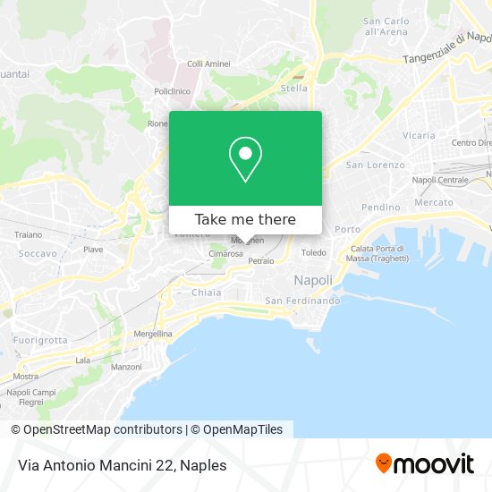 Via Antonio Mancini 22 map