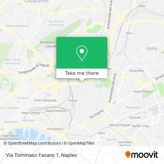 Via Tommaso Fasano 1 map