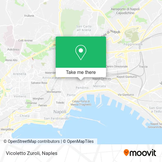 Vicoletto Zuroli map