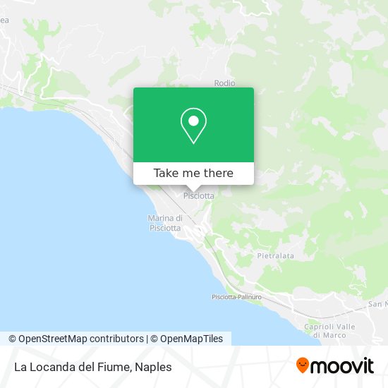 La Locanda del Fiume map