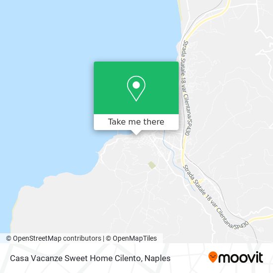 Casa Vacanze Sweet Home Cilento map