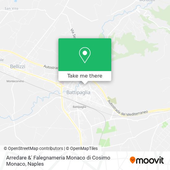 Arredare &' Falegnameria Monaco di Cosimo Monaco map