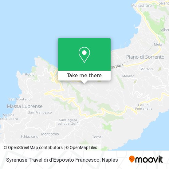 Syrenuse Travel di d'Esposito Francesco map