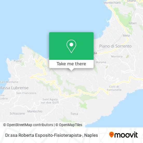 Dr.ssa Roberta Esposito-Fisioterapista- map