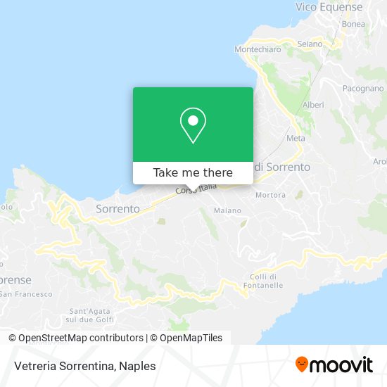 Vetreria Sorrentina map