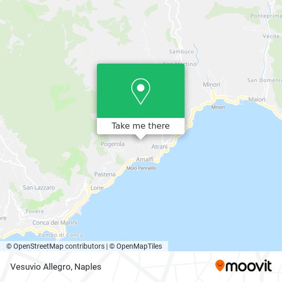 Vesuvio Allegro map