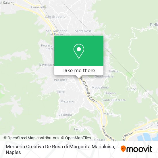 Merceria Creativa De Rosa di Margarita Marialuisa map
