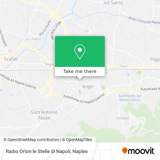 Radio Orion le Stelle di Napoli map