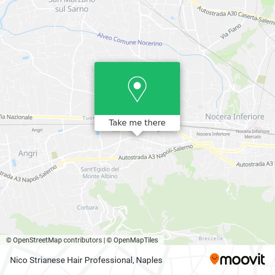 Nico Strianese Hair Professional map