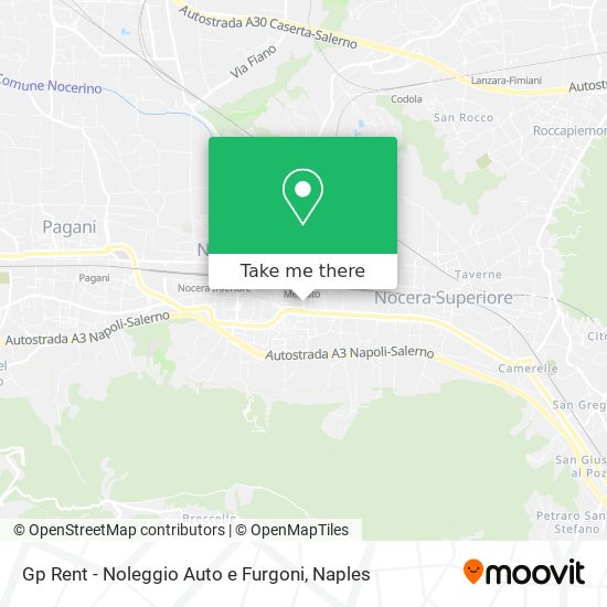 Gp Rent - Noleggio Auto e Furgoni map