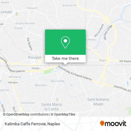Kalimba Caffe Ferrovie map