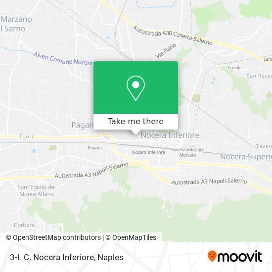3-I. C. Nocera Inferiore map