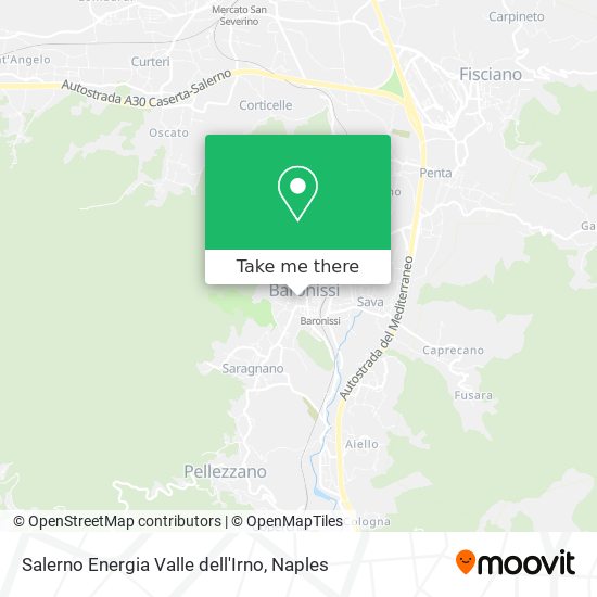 Salerno Energia Valle dell'Irno map