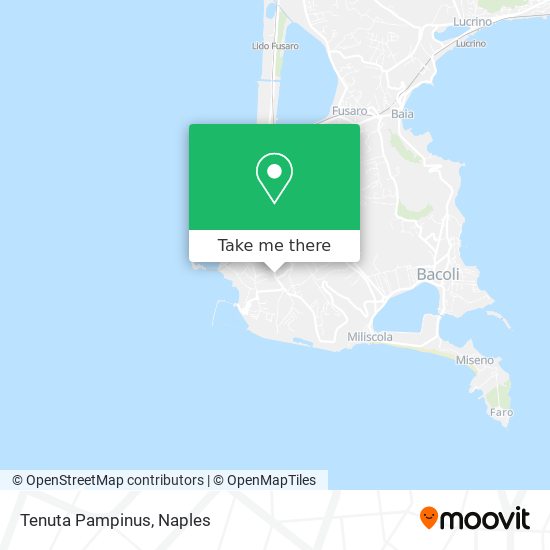 Tenuta Pampinus map