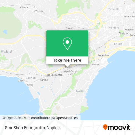 Star Shop Fuorigrotta map