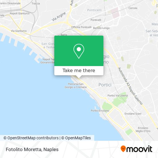 Fotolito Moretta map