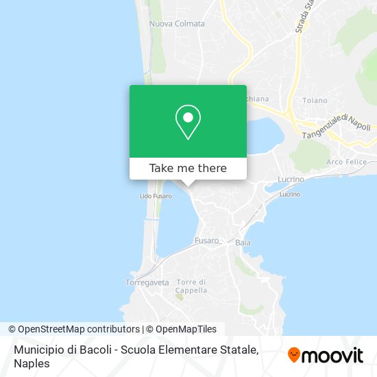 Municipio di Bacoli - Scuola Elementare Statale map