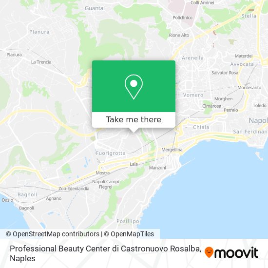 Professional Beauty Center di Castronuovo Rosalba map