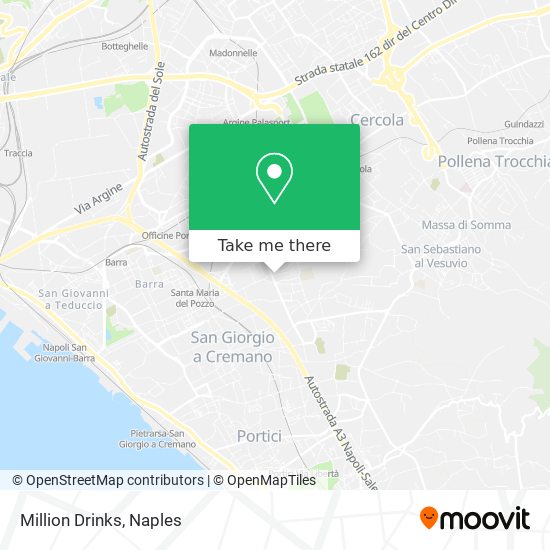 Million Drinks map