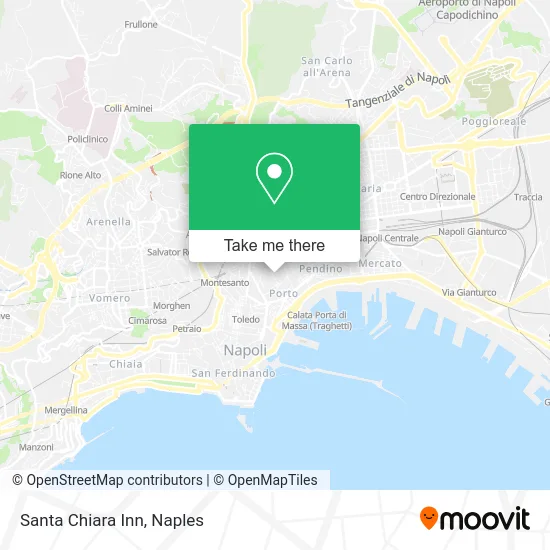 Santa Chiara Inn map