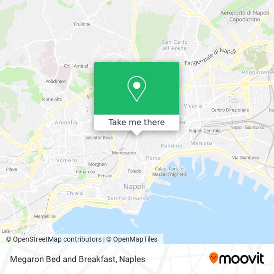 Megaron Bed and Breakfast map