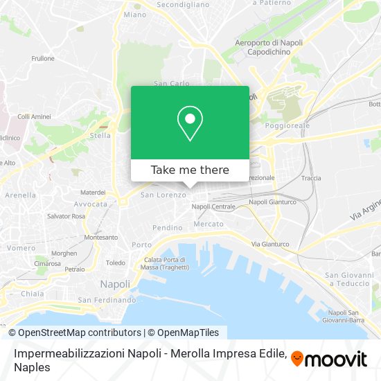 Impermeabilizzazioni Napoli - Merolla Impresa Edile map