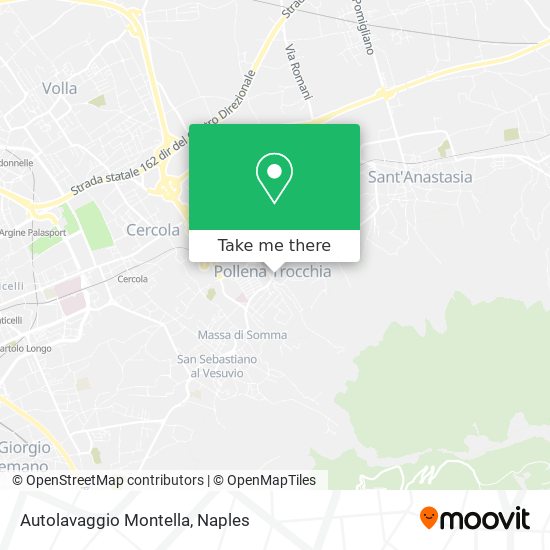 Autolavaggio Montella map