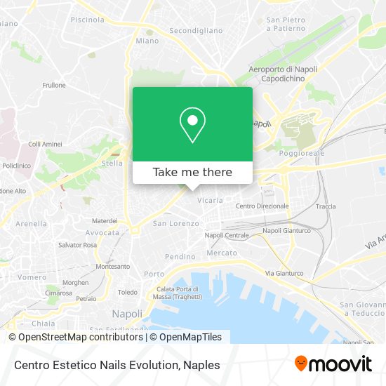 Centro Estetico Nails Evolution map