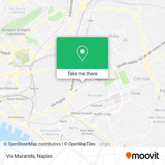 Via Maranda map